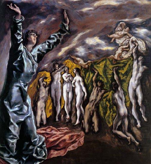 El Greco The Opening of the Fifth Seal china oil painting image